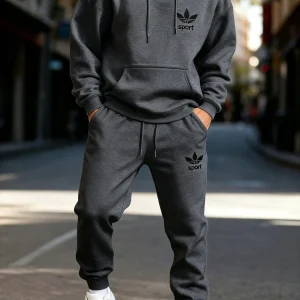 Unisex Printed Hoodie Jogger Set