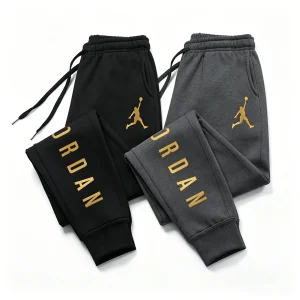 Men’s Letter Print Joggers 2-Pack