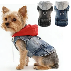 Dog Denim Jacket Vest
